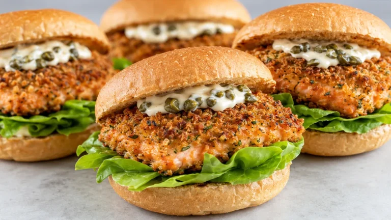 Sandwich au Saumon Croustillant à l’Air Fryer : Épatez vos Papilles !