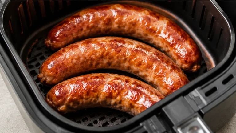 Saucisses de Toulouse Croustillantes à l’Airfryer