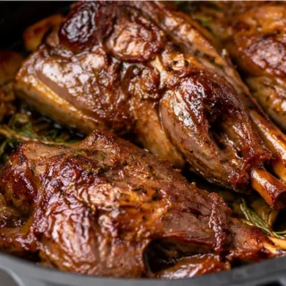 Souris d'Agneau Confite au Airfryer : Fondante et Facile ! - souris agneau