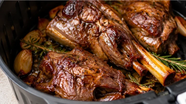 Souris d’Agneau Confite au Airfryer : Fondante et Facile !