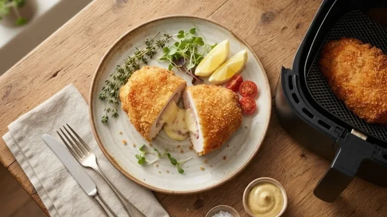 Temps de cuisson cordon bleu au air fryer : le bareme complet par type de produit