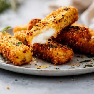 Bâtonnets de Fromage Halloumi Au Airfryer - Délicieux Et Croquants ! - bâtonnets fromage halloumi