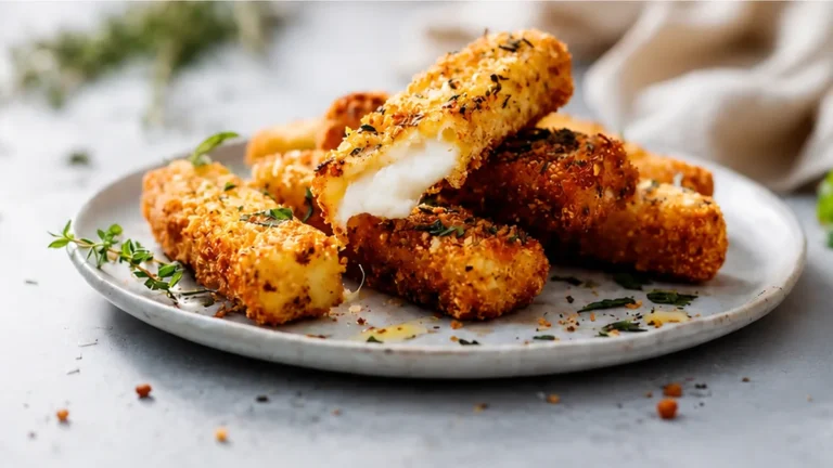 Bâtonnets de Fromage Halloumi Au Airfryer – Délicieux Et Croquants !