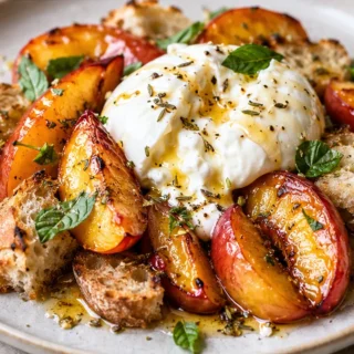 Burrata Crémeuse & Nectarines Rôties : L'Été en Assiette ! - burrata nectarines