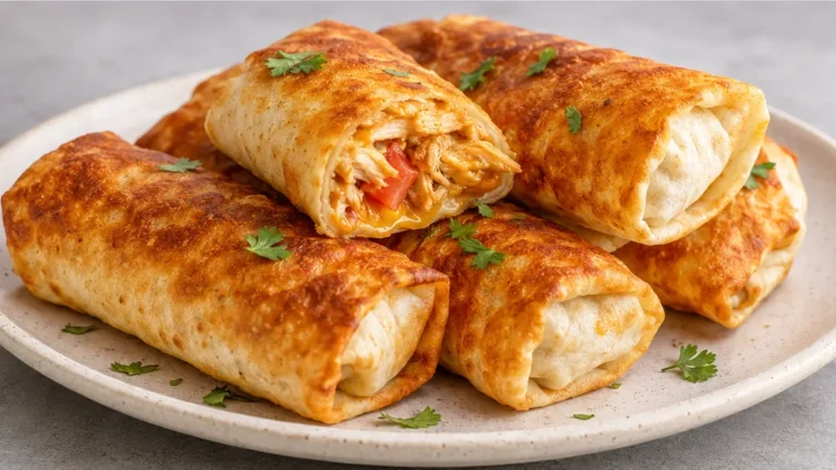 Chimichangas de poulet croustillantes
