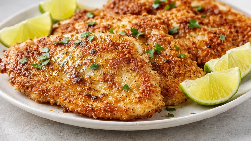 Escalopes de Porc Panées au Citron Vert : Croustillant et Juteux ! - escalopes panées
