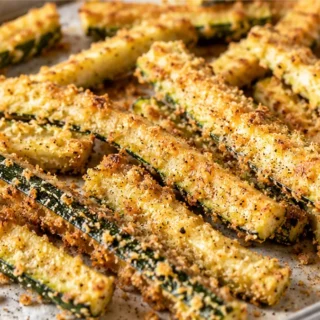 Frites de Courgette Croustillantes au Four - frites courgette