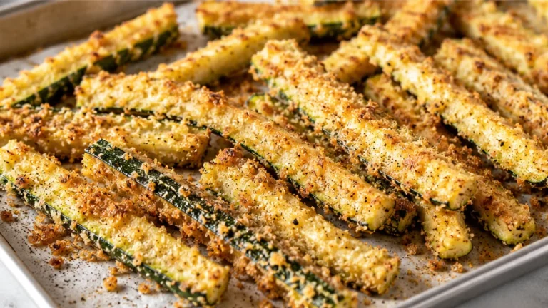 Frites de Courgette Croustillantes au Four