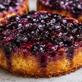 Gâteaux aux Myrtilles : Le dessert retourné ! - gateau myrtilles