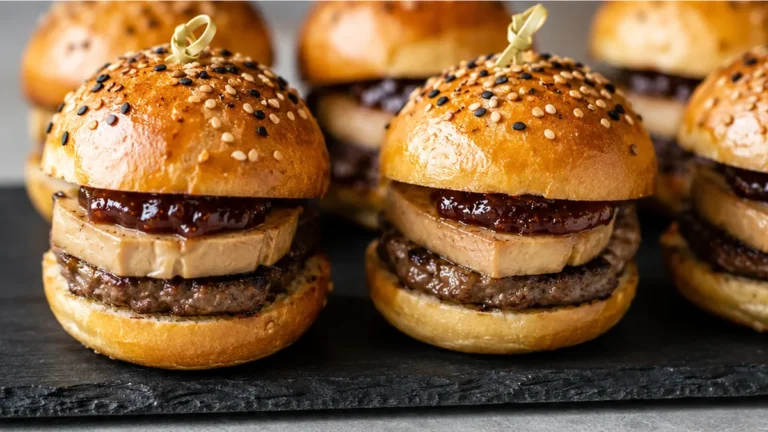 Mini-Burgers Foie Gras & Figue