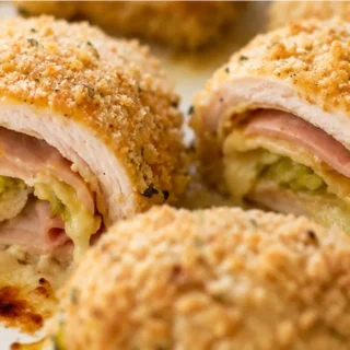 Poulet Cubain Roulé Croustillant et Fromagé