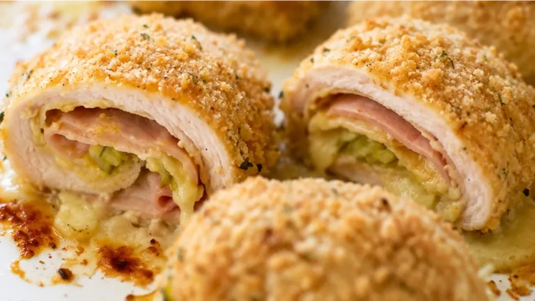Poulet Cubain Roulé Croustillant et Fromagé