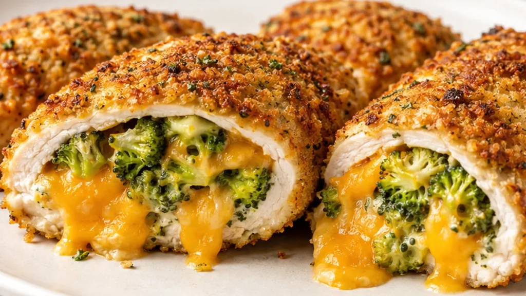 Poulet Farci Brocoli & Fromage Croustillant