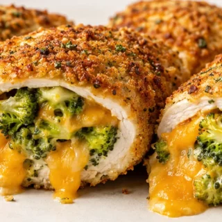 Poulet Farci Brocoli & Fromage Croustillant