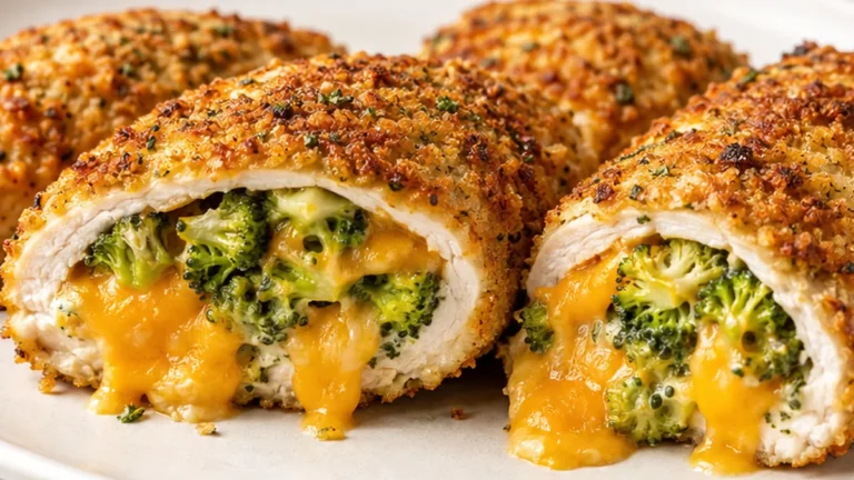 Poulet Farci Brocoli & Fromage Croustillant