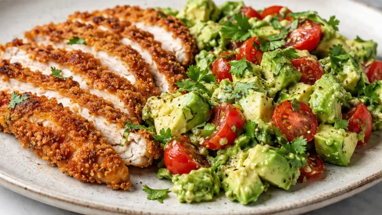 Poulet Croustillant & Guacamole Déstructuré