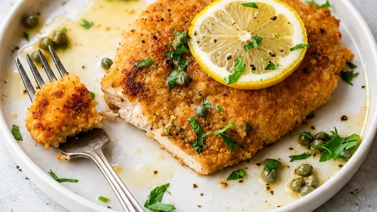 Poulet Piccata : Croustillant & Tendre en 25 Min !