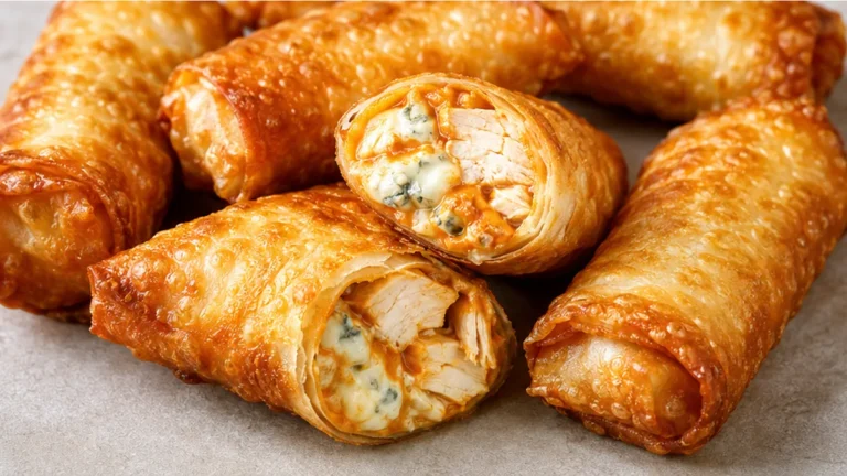 Rouleaux de Poulet Buffalo Croustillants & Irrésistibles