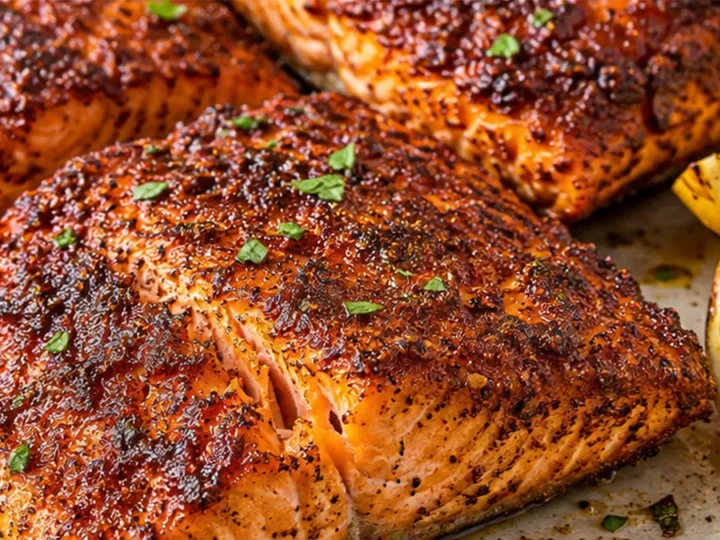 Saumon Blackened Croustillant à l’Air Fryer