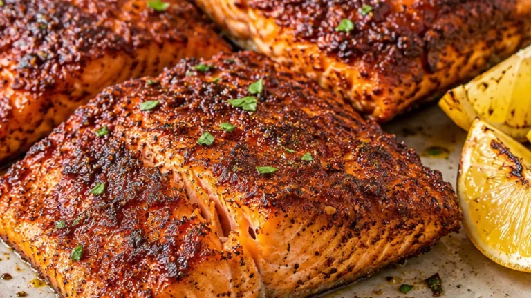 Saumon Blackened Croustillant à l’Air Fryer