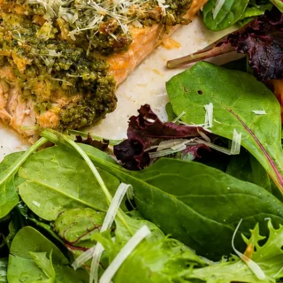 Saumon au Pesto : 15 Min ! - saumon pesto