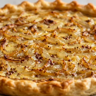 Tarte aux Oignons Fondants de Mamie - tarte oignons