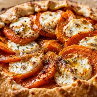 Tarte Rustique Potimarron Chèvre Miel Croustillante - tarte potimarron