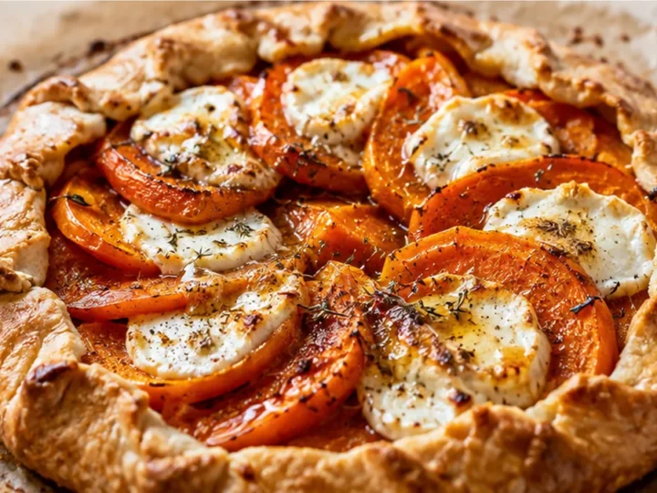 Tarte Rustique Potimarron Chèvre Miel Croustillante