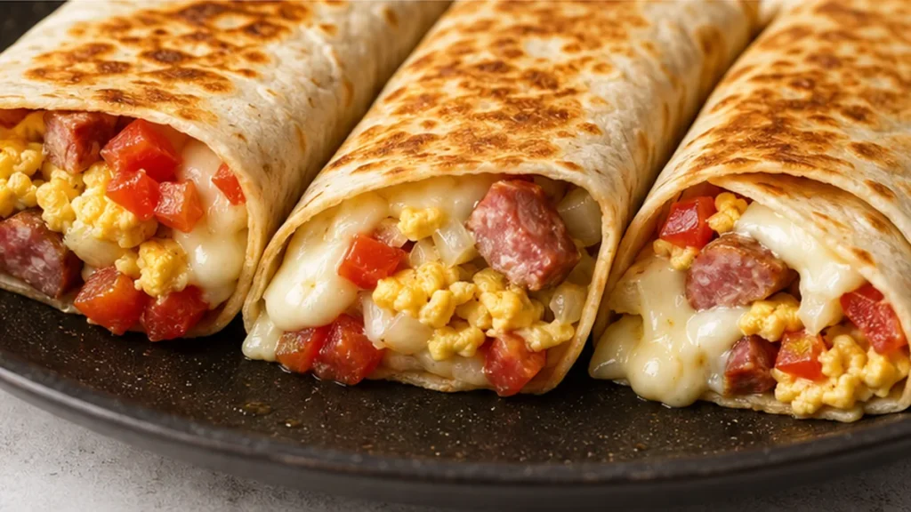 Wraps Express à la Poêle en 15 Min - wraps a la poele