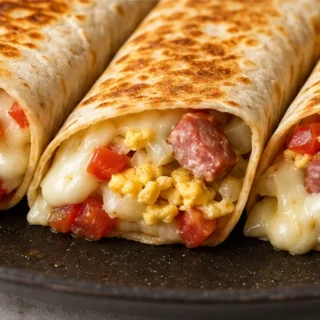 Wraps Express à la Poêle en 15 Min - wraps a la poele